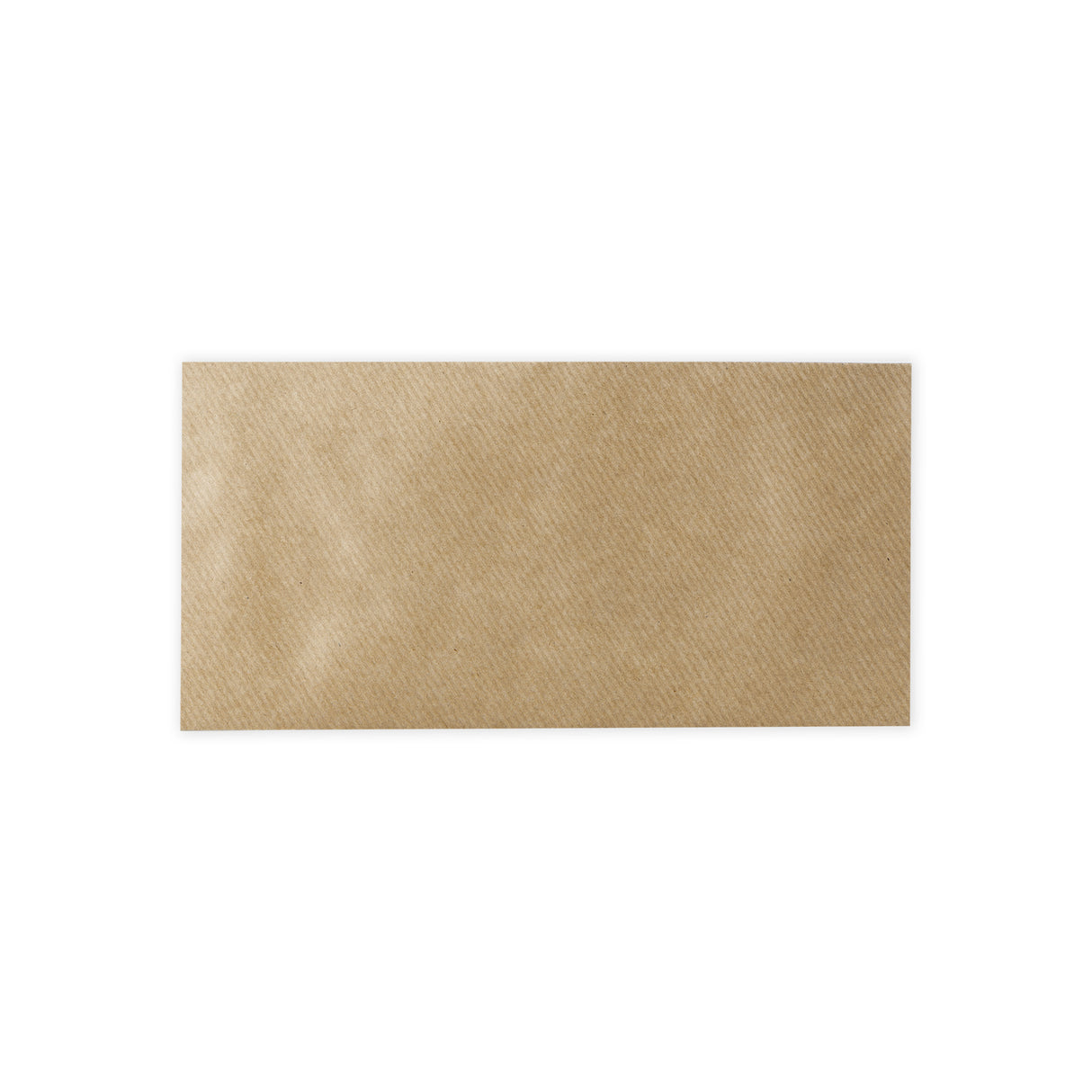 110x220 mm (DL) Brązowa koperta z żebrowanym wzorem
