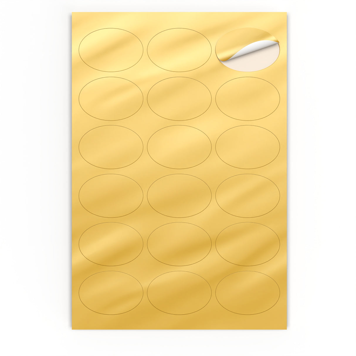 Etykiety samoprtzylepne owalne