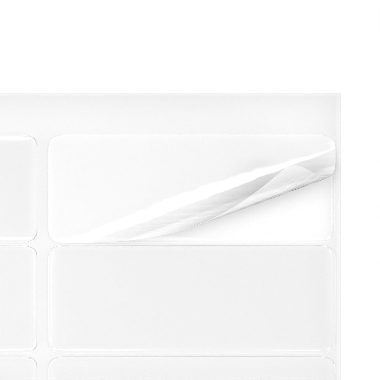 Etykiety samoprzylepne prostokątne