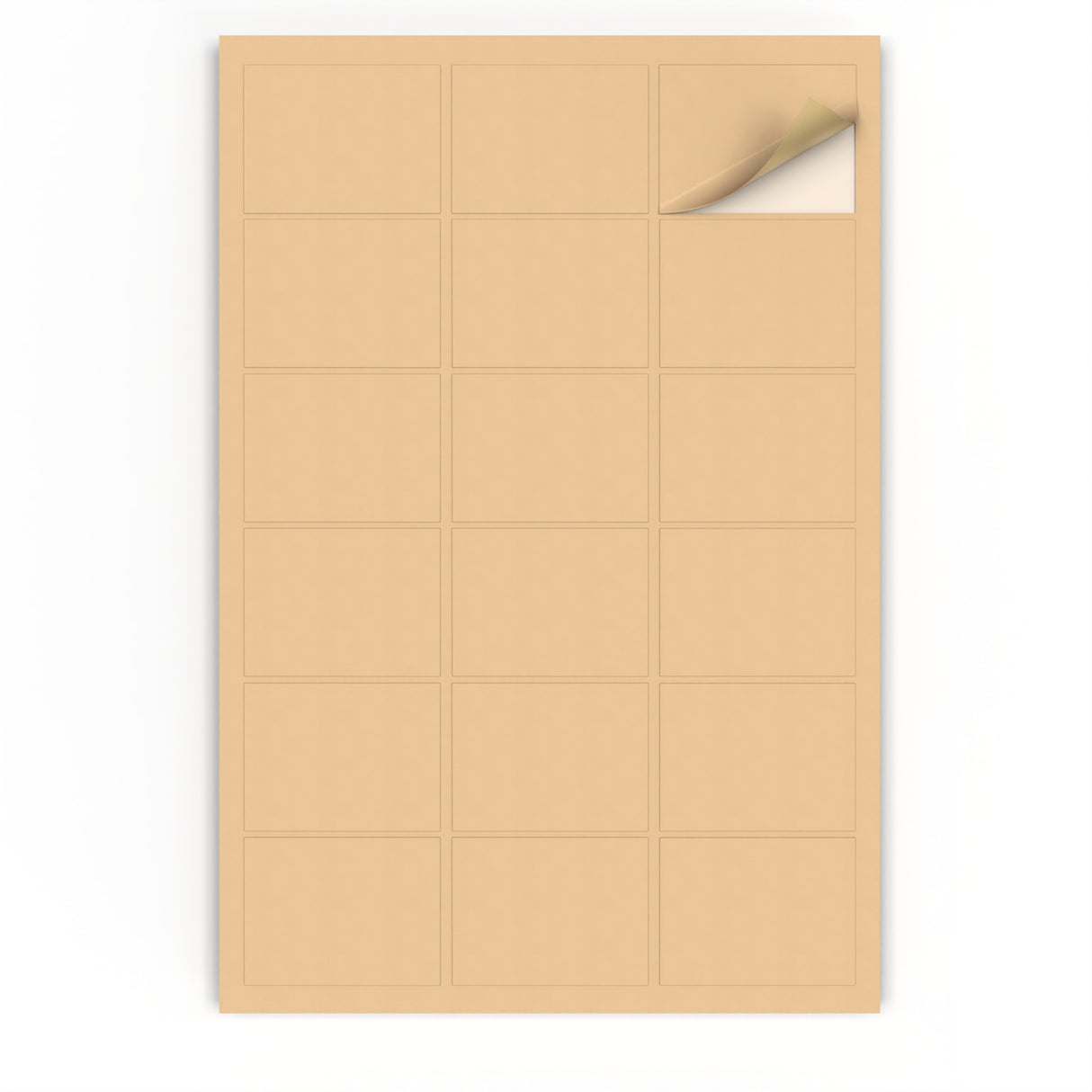 Etykiety samoprzylepne prostokątne