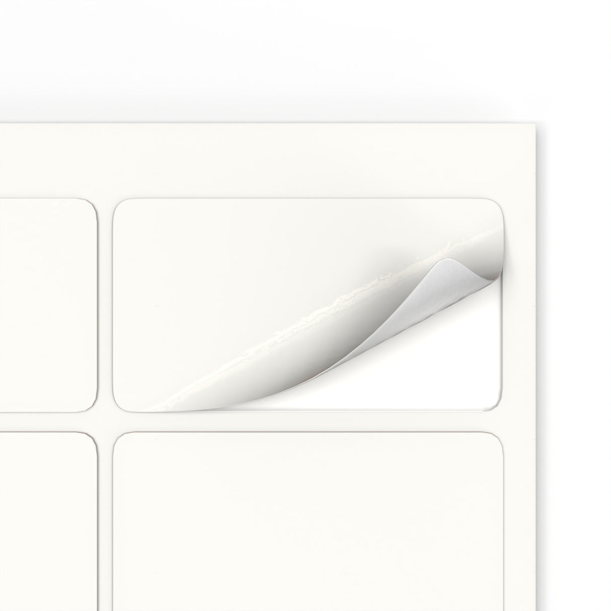 Etykiety samoprzylepne prostokątne