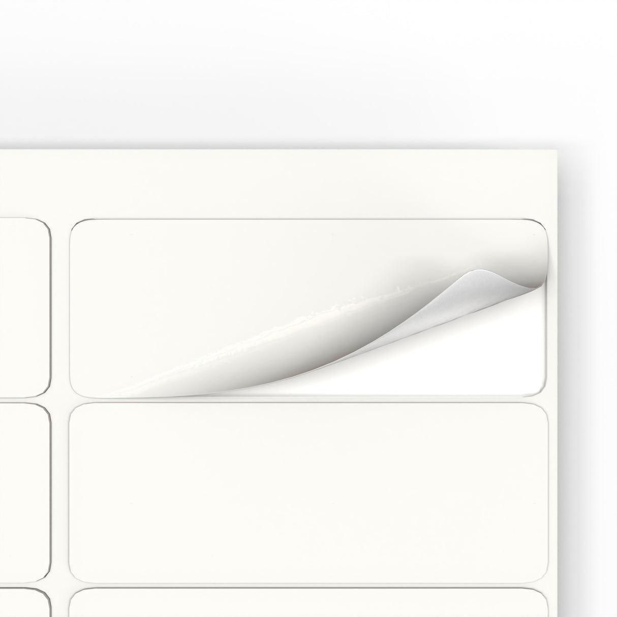 Etykiety samoprzylepne prostokątne