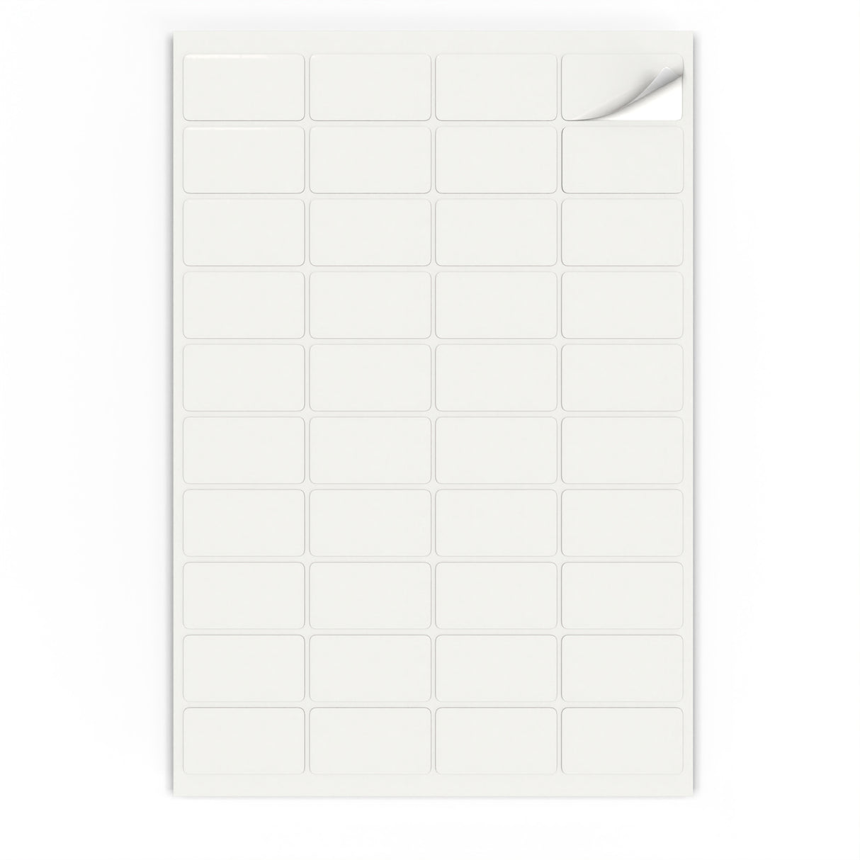 Etykiety samoprzylepne prostokątne