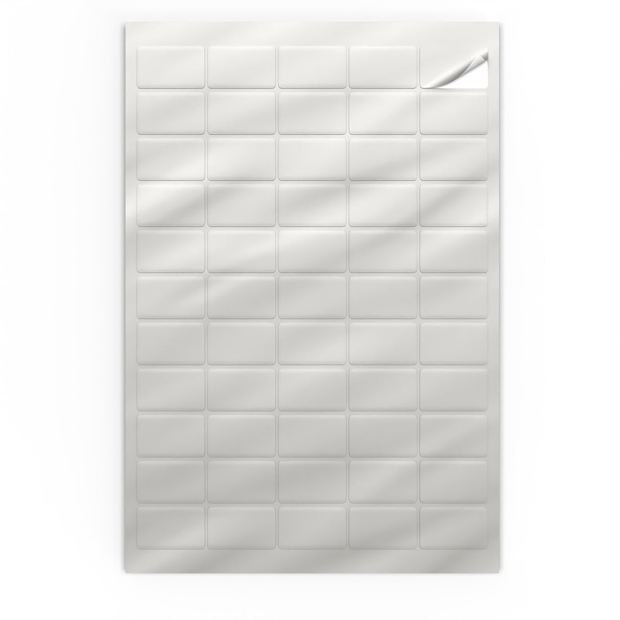 Etykiety samoprzylepne prostokątne