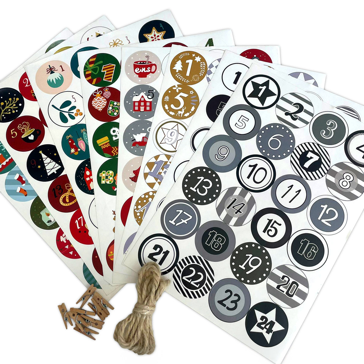 Zestaw kalendarza adwentowego