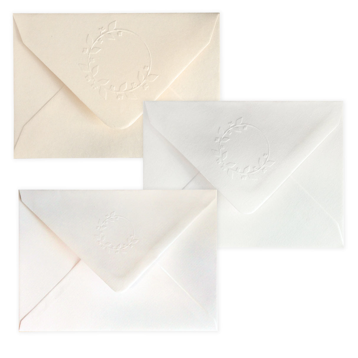 EMBOSSOWANA KLAPKA - WIENIEC LAUROWY