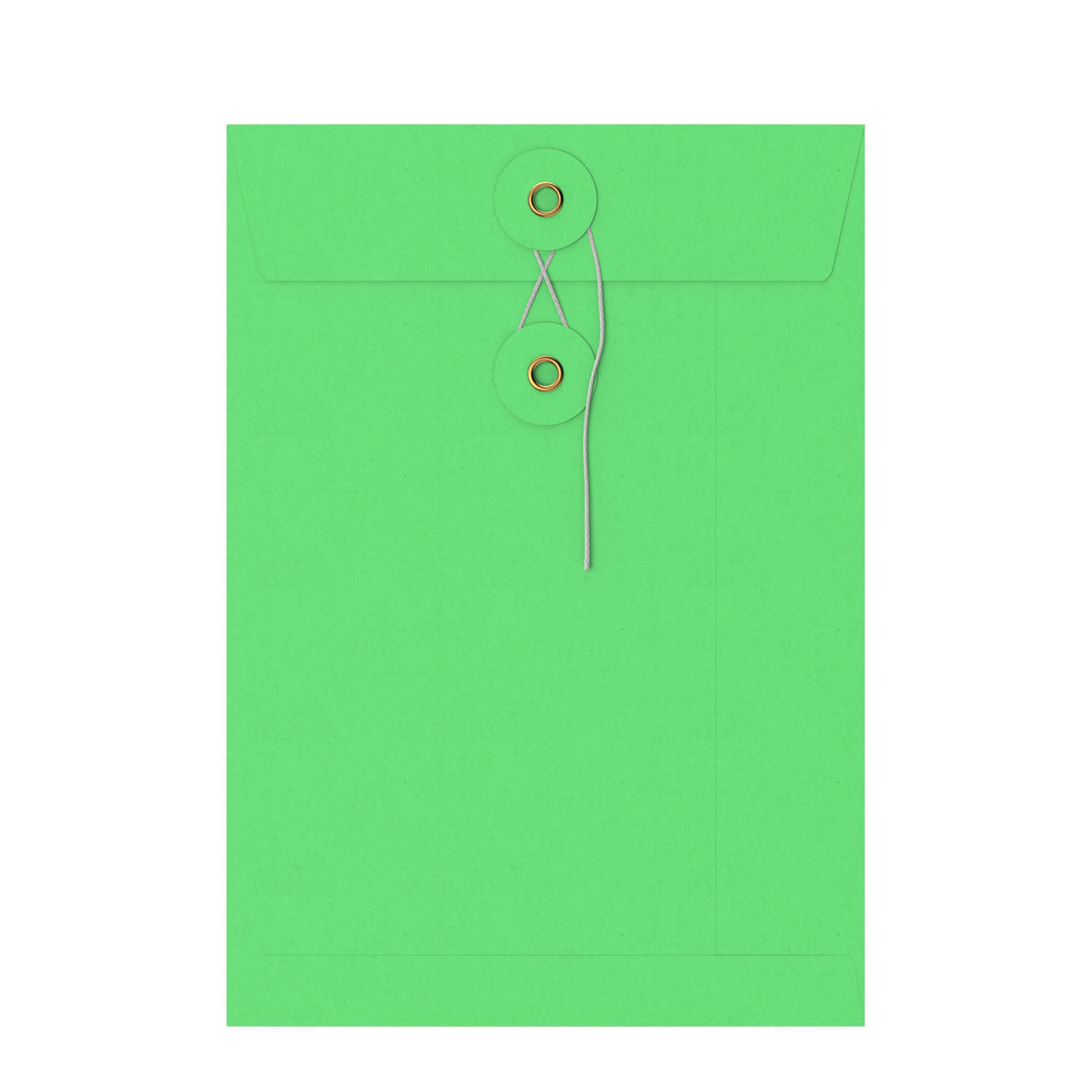 Kolorowe koperty z zamknięciem na guzik i sznurek