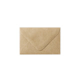 62x94 mm Brązowa koperta z żebrowanym wzorem