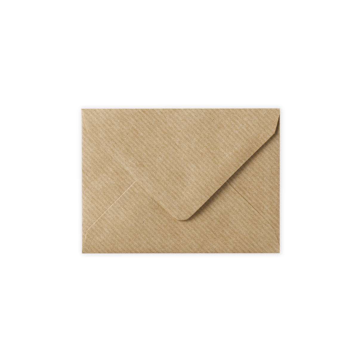82x113 mm (C7) Brązowa koperta z żebrowanym wzorem
