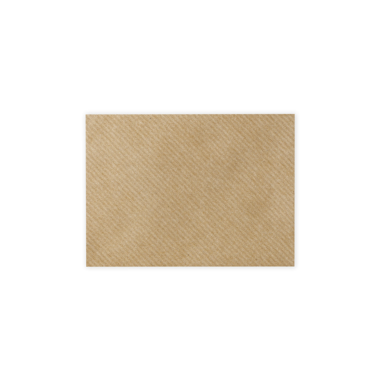 82x113 mm (C7) Brązowa koperta z żebrowanym wzorem