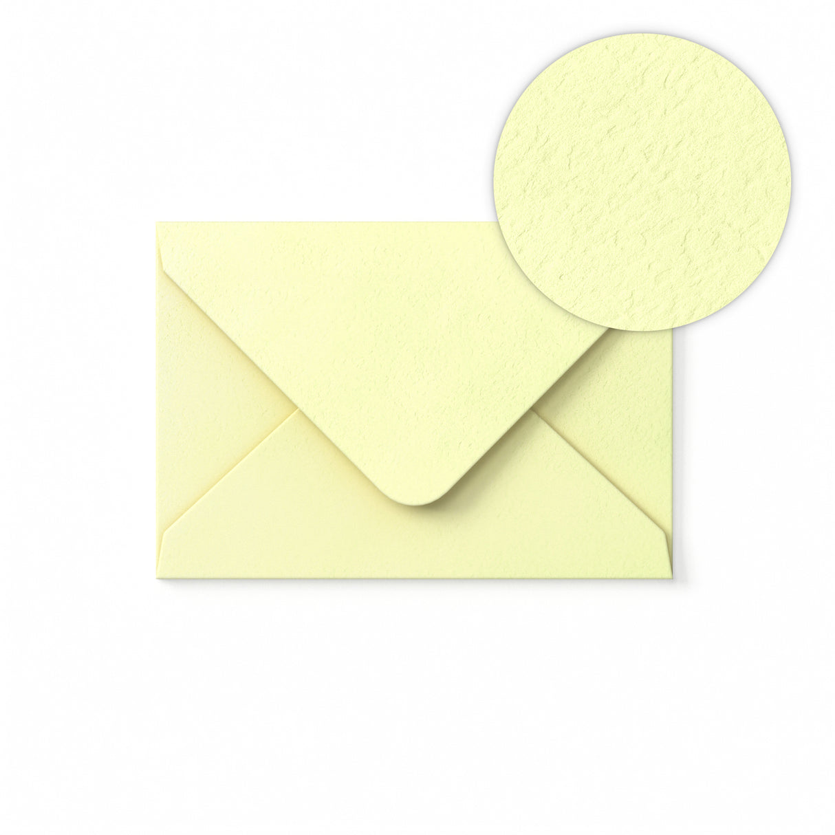 koperta w kolorze kości słoniowej ze struktura młotkową 65x94 mm