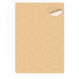 Etykiety samoprtzylepne owalne