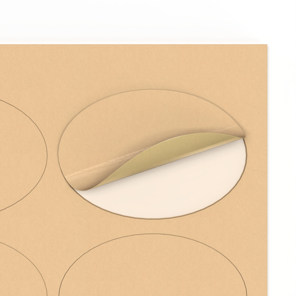 Etykiety samoprtzylepne owalne