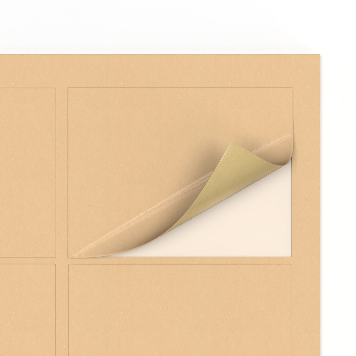 Etykiety samoprzylepne prostokątne