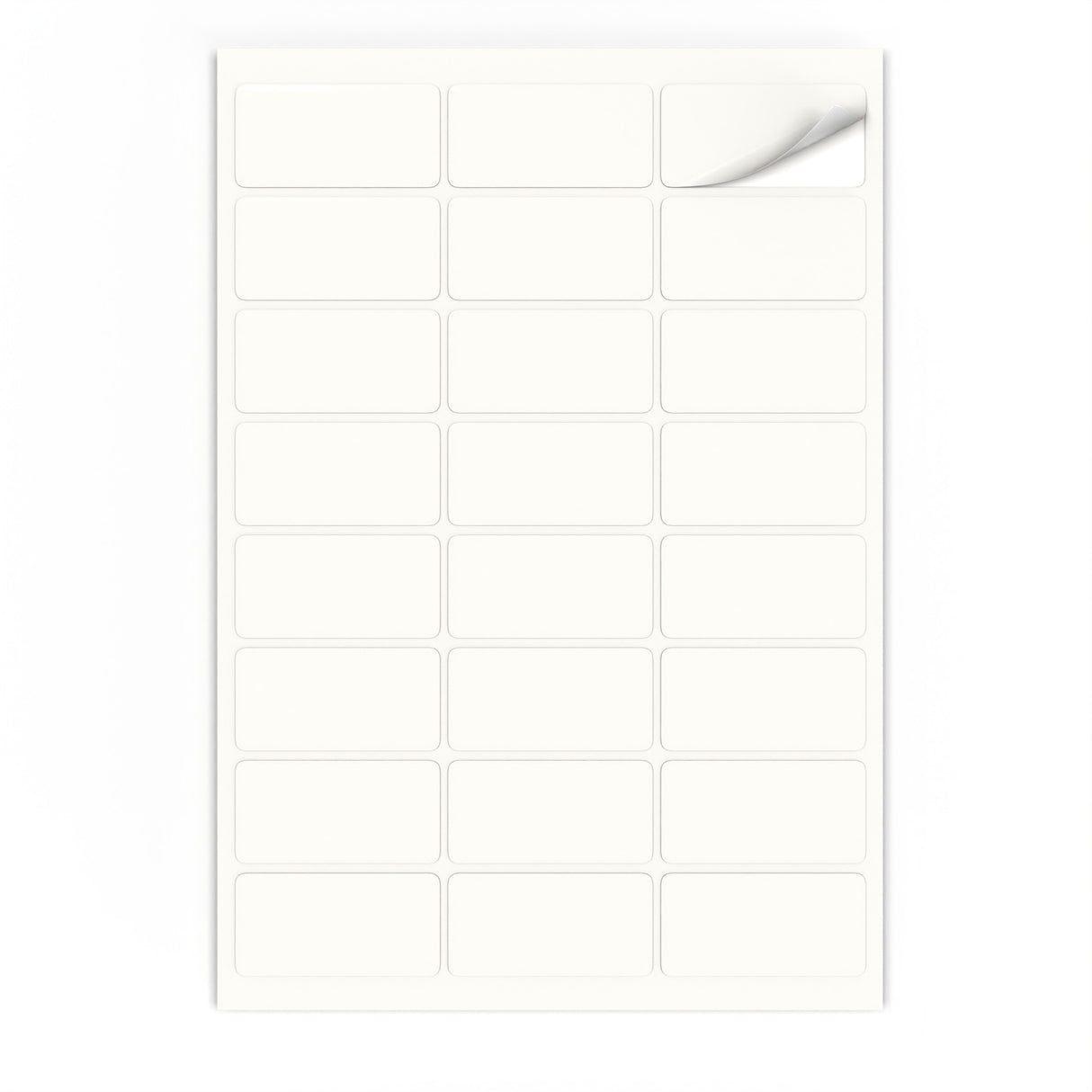 Etykiety samoprzylepne prostokątne