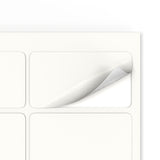 Etykiety samoprzylepne prostokątne