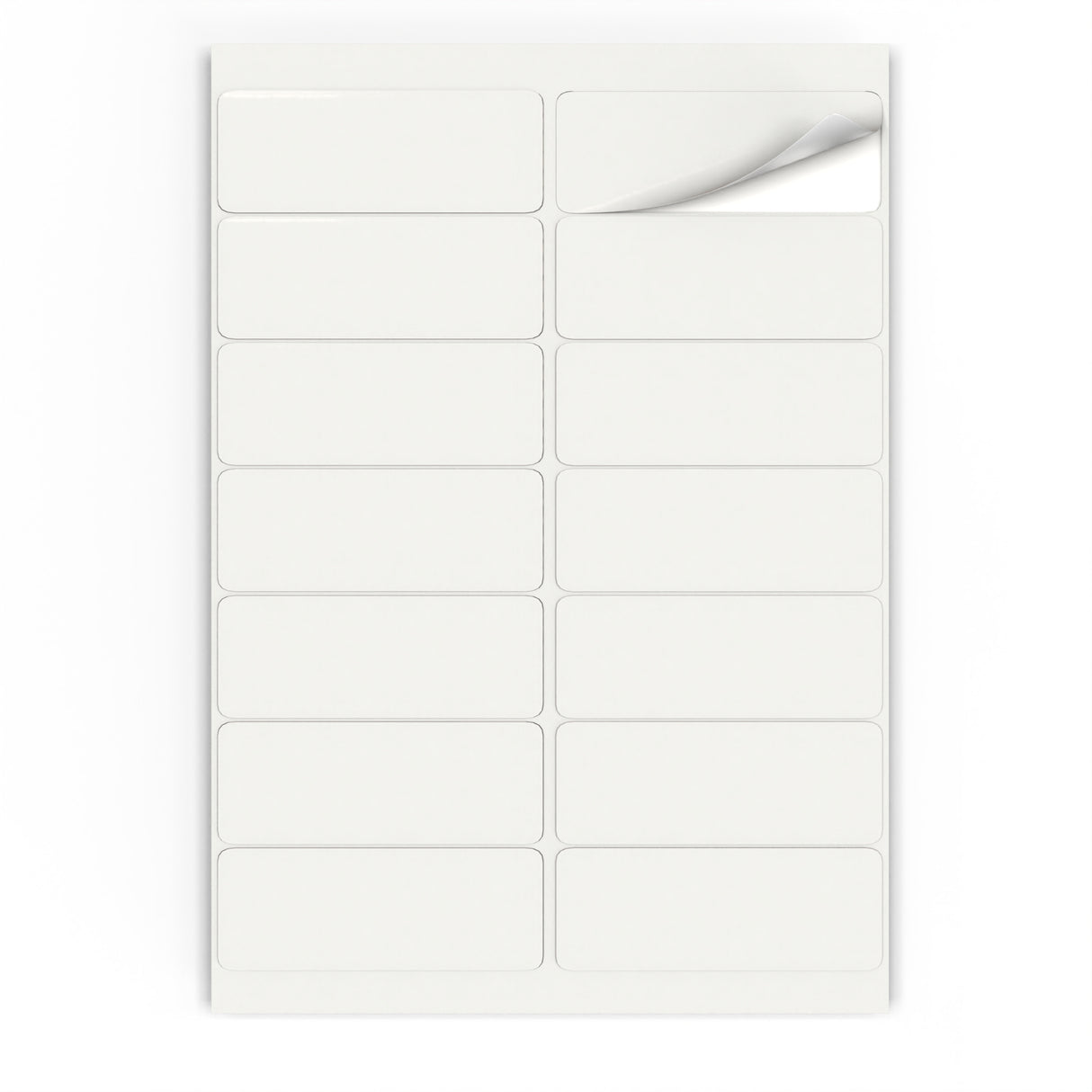 Etykiety samoprzylepne prostokątne