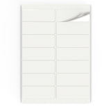 Etykiety samoprzylepne prostokątne