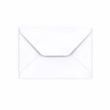 Biała Koperta z Klapką w Kształcie Trapezu 102x146mm