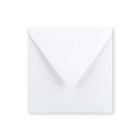 Koperta biała - Diamentowa Klapka 120x120 mm
