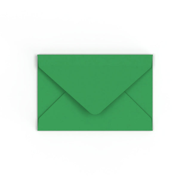 Kelly Green British Made Gummed Envelope (62 x 94mm)