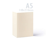 Zestaw kartek i kopert o fakturze lnianej