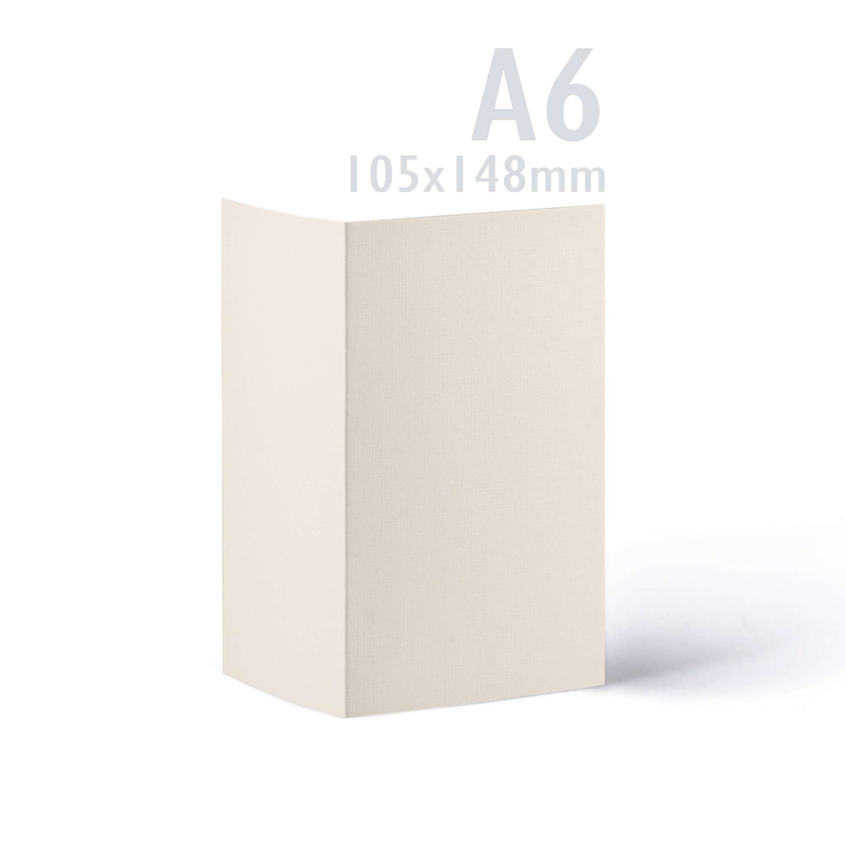 Zestaw kartek i kopert o fakturze lnianej