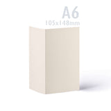 Zestaw kartek i kopert o fakturze lnianej