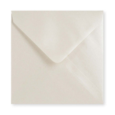 Koperta w odcieniu ostrygowym - Diamentowa Klapka 140x140 mm