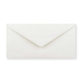 Koperta biała prążkowana – lekka gramatura (90 g/m²) 110x220 mm (DL)