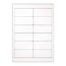 White Adhesive Labels Clear 97 x 42.30 mm (12 labels)