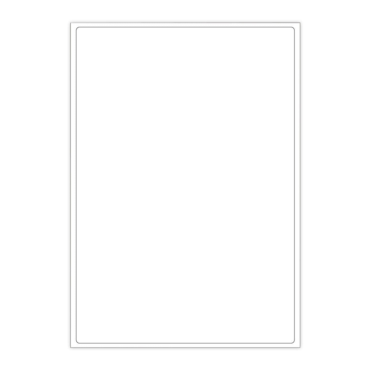 Białe etykiety samoprzylepne