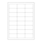 Białe etykiety samoprzylepne