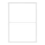 Białe etykiety samoprzylepne