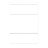 Białe etykiety samoprzylepne
