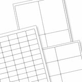 Białe etykiety samoprzylepne