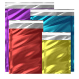 Błyszczące metaliczne koperty foliowe