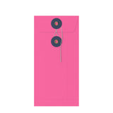 Kolorowe koperty z zamknięciem na guzik i sznurek