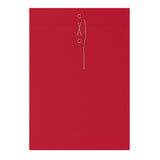 Kolorowe koperty z zamknięciem na guzik i sznurek