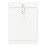 Kolorowe koperty z zamknięciem na guzik i sznurek